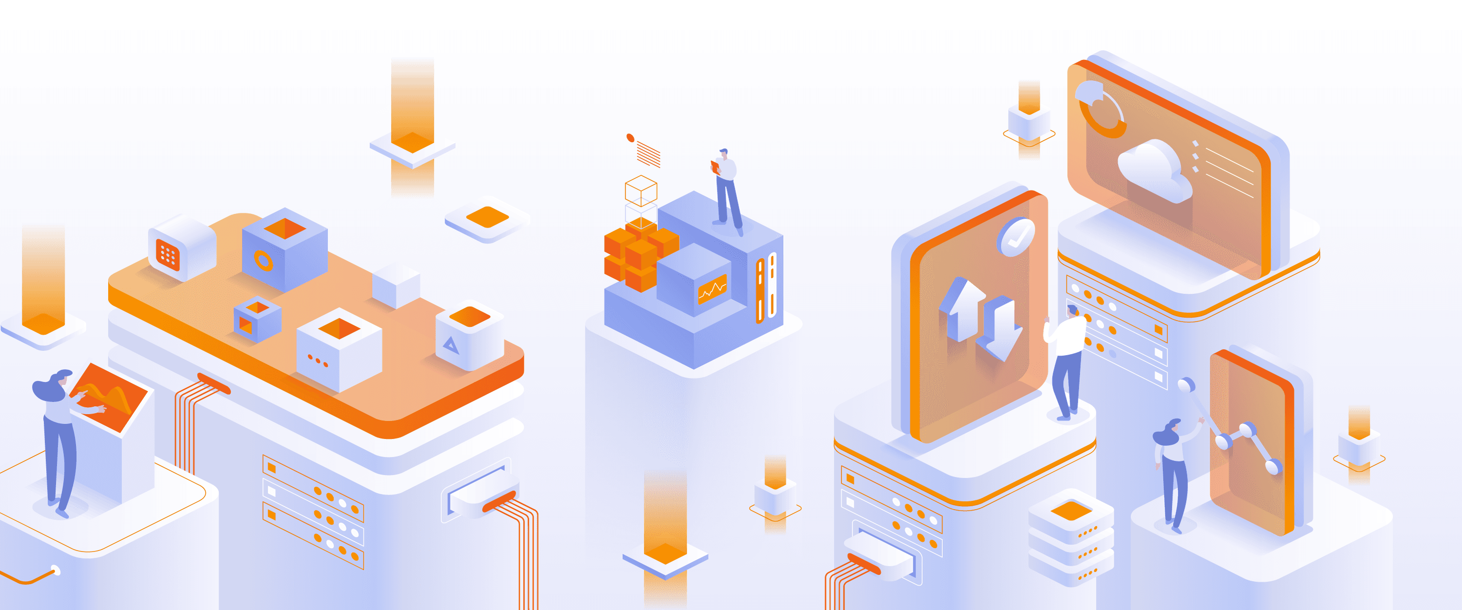 Immersive data visualisation representing the industries we serve